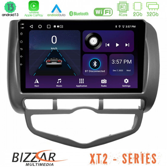 Bizzar XT2 Series 4Core Android13 2+32GB Honda Jazz 2002-2008 (Auto A/C) Navigation Multimedia Tablet 9 Bizzar XT2 Series 4Core Android13 2+32GB Honda Jazz 2002-2008 (Auto A/C) Navigation Multimedia Tablet 9