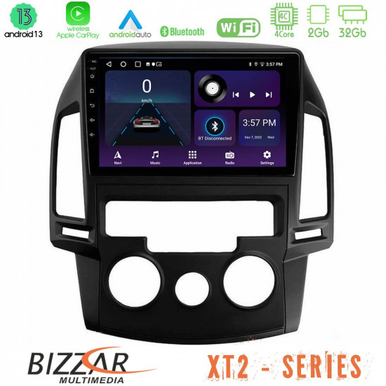 Bizzar XT2 Series 4Core Android13 2+32GB Hyundai i30 2007-2012 Manual A/C Navigation Multimedia Tablet 9 Bizzar XT2 Series 4Core Android13 2+32GB Hyundai i30 2007-2012 Manual A/C Navigation Multimedia Tablet 9