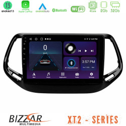 Bizzar XT2 Series 4Core Android13 2+32GB Jeep Compass 2017-gt; Navigation Multimedia Tablet 10
