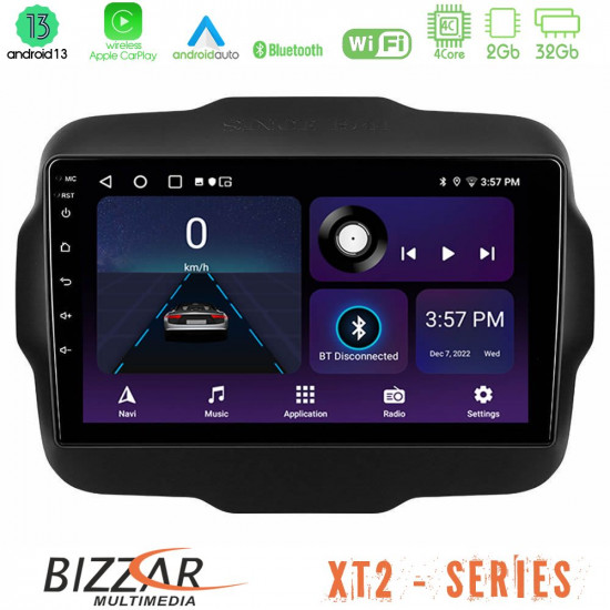 Bizzar XT2 Series 4Core Android13 2+32GB Jeep Renegade 2015-2019 Navigation Multimedia Tablet 9 Bizzar XT2 Series 4Core Android13 2+32GB Jeep Renegade 2015-2019 Navigation Multimedia Tablet 9