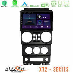 Bizzar XT2 Series 4Core Android13 2+32GB Jeep Wrangler 2008-2010 Navigation Multimedia Tablet 9 Bizzar XT2 Series 4Core Android13 2+32GB Jeep Wrangler 2008-2010 Navigation Multimedia Tablet 9