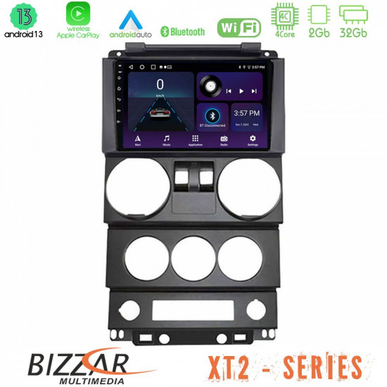 Bizzar XT2 Series 4Core Android13 2+32GB Jeep Wrangler 2Door 2008-2010 Navigation Multimedia Tablet 9 Bizzar XT2 Series 4Core Android13 2+32GB Jeep Wrangler 2Door 2008-2010 Navigation Multimedia Tablet 9