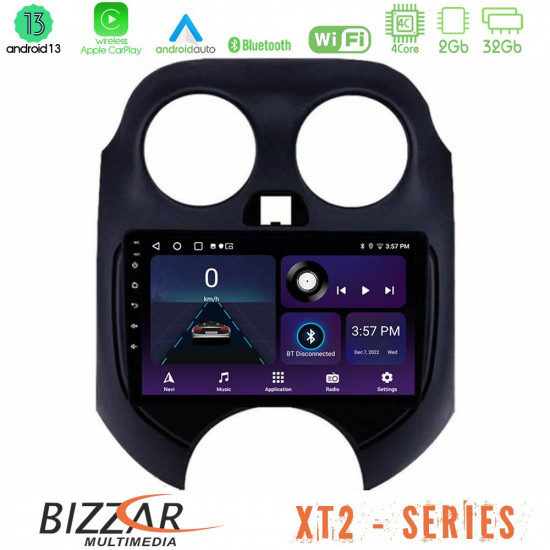 Bizzar XT2 Series 4Core Android13 2+32GB Nissan Micra 2011-2014 Navigation Multimedia Tablet 9 Bizzar XT2 Series 4Core Android13 2+32GB Nissan Micra 2011-2014 Navigation Multimedia Tablet 9