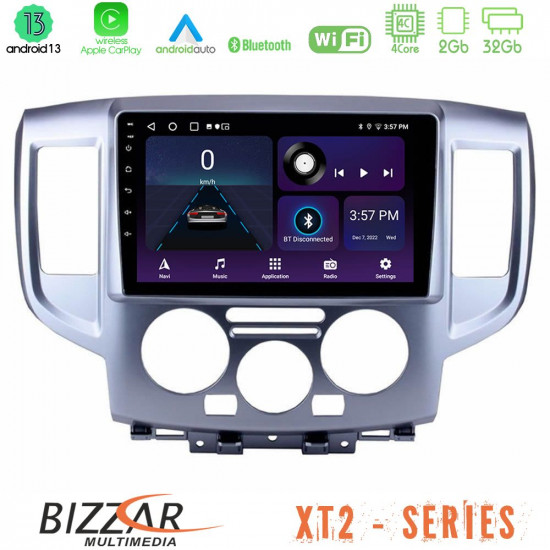 Bizzar XT2 Series 4Core Android13 2+32GB Nissan NV200 Navigation Multimedia Tablet 9 Bizzar XT2 Series 4Core Android13 2+32GB Nissan NV200 Navigation Multimedia Tablet 9