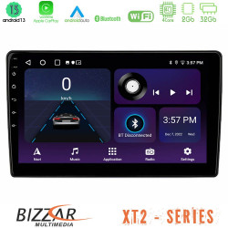 Bizzar XT2 Series 4Core Android13 2+32GB Opel Astra/Corsa/Antara/Zafira Navigation Multimedia Tablet 9 (Μαύρο Χρώμα)
