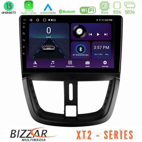 Bizzar XT2 Series 4Core Android13 2+32GB Peugeot 207 Navigation Multimedia Tablet 9 Bizzar XT2 Series 4Core Android13 2+32GB Peugeot 207 Navigation Multimedia Tablet 9