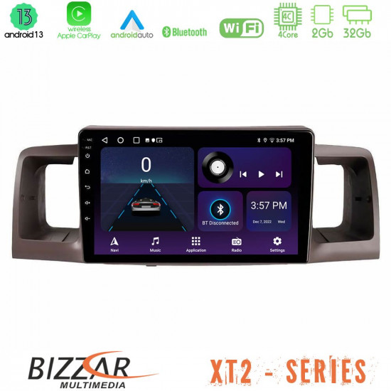 Bizzar XT2 Series 4Core Android13 2+32GB Toyota Corolla 2002-2006 Navigation Multimedia Tablet 9 Bizzar XT2 Series 4Core Android13 2+32GB Toyota Corolla 2002-2006 Navigation Multimedia Tablet 9