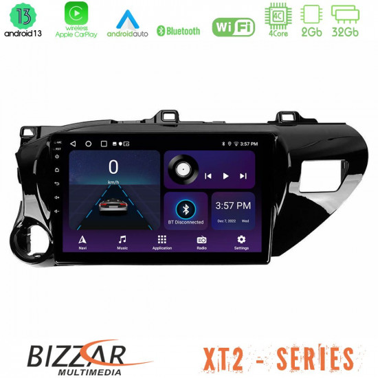 Bizzar XT2 Series 4Core Android13 2+32GB Toyota Hilux 2017-2021 Navigation Multimedia Tablet 10 Bizzar XT2 Series 4Core Android13 2+32GB Toyota Hilux 2017-2021 Navigation Multimedia Tablet 10
