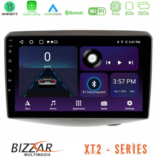 Bizzar XT2 Series 4Core Android13 2+32GB Toyota Yaris 1999 - 2006 Navigation Multimedia Tablet 9 Bizzar XT2 Series 4Core Android13 2+32GB Toyota Yaris 1999 - 2006 Navigation Multimedia Tablet 9