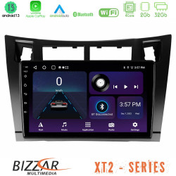 Bizzar XT2 Series 4Core Android13 2+32GB Toyota Yaris Navigation Multimedia Tablet 9 (Μαύρο Χρώμα)