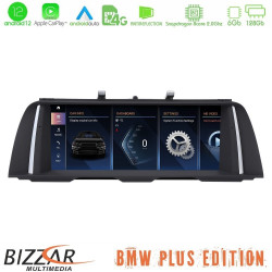 BMW 5 Series F10/F11 CIC Android12 8Core (6+128GB) Navigation Multimedia 10.25? HD Black Panel (OEM Style)