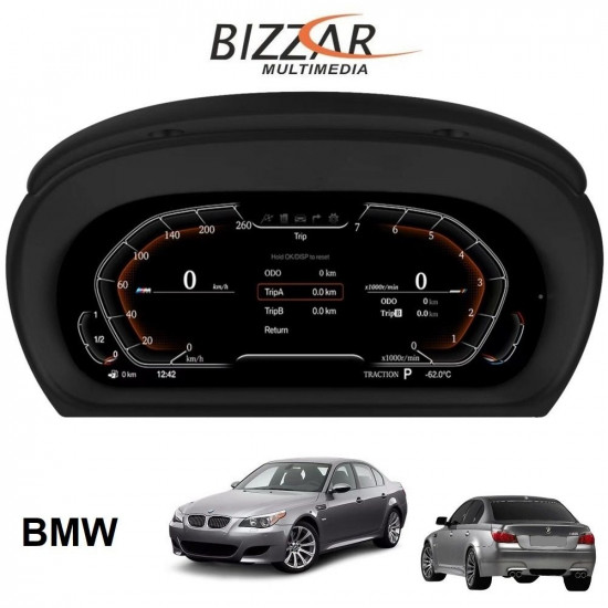 BMW 5series/6series E60/E63 Digital LCD Instrument Cluster 12,3 με HD οθόνη 1920-720
