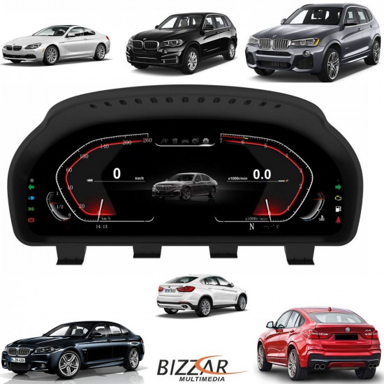 BMW F06/ F07/ F10/ F12/ F13/ F01/ F25/ F26/ F15/ F16 Digital LCD Instrument Cluster 12.3 με HD οθόνη 1920-720 BMW F06/ F07/ F10/ F12/ F13/ F01/ F25/ F26/ F15/ F16 Digital LCD Instrument Cluster 12.3 με HD οθόνη 1920-720
