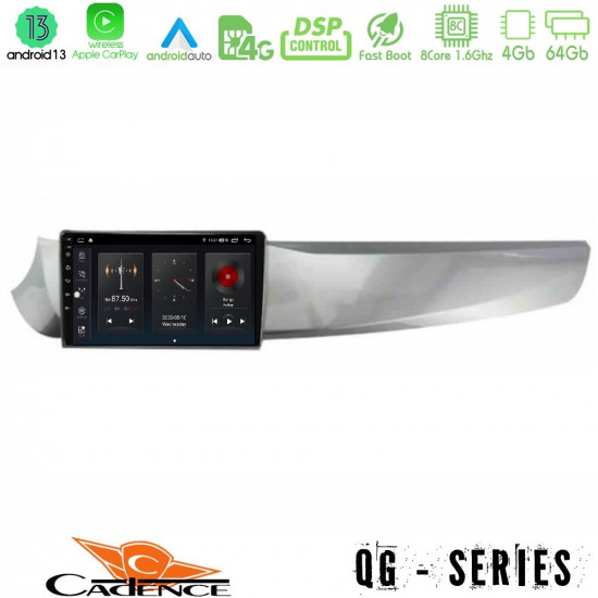 Cadence QG Series 8Core Android13 4+64GB Alfa Romeo Giulietta 2010-2014 Navigation Multimedia Tablet 9 Cadence QG Series 8Core Android13 4+64GB Alfa Romeo Giulietta 2010-2014 Navigation Multimedia Tablet 9