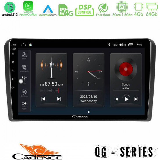 Cadence QG Series 8Core Android13 4+64GB Audi A3 8P Navigation Multimedia Tablet 9 Cadence QG Series 8Core Android13 4+64GB Audi A3 8P Navigation Multimedia Tablet 9