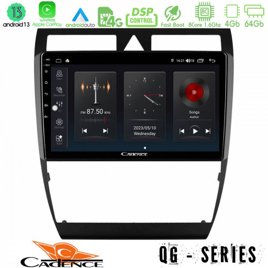 Cadence QG Series 8Core Android13 4+64GB Audi A6 (C5) 1997-2004 Navigation Multimedia Tablet 9 Cadence QG Series 8Core Android13 4+64GB Audi A6 (C5) 1997-2004 Navigation Multimedia Tablet 9