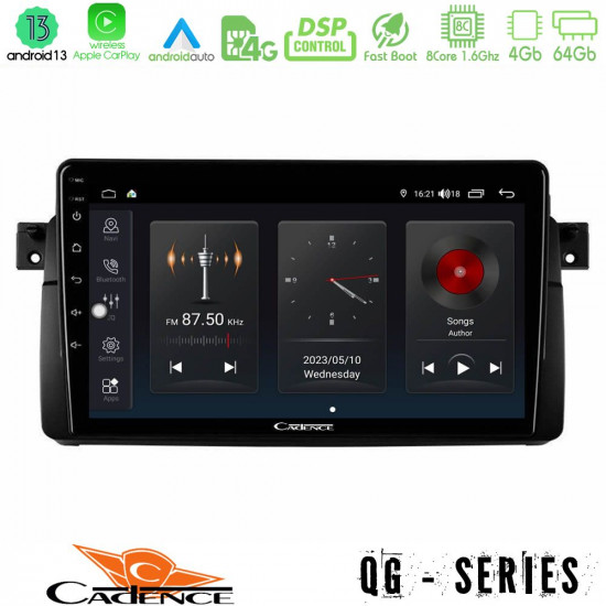 Cadence QG Series 8Core Android13 4+64GB BMW E46 Navigation Multimedia Tablet 9 Cadence QG Series 8Core Android13 4+64GB BMW E46 Navigation Multimedia Tablet 9