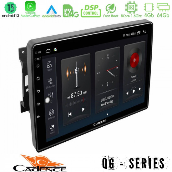 Cadence QG Series 8Core Android13 4+64GB Chrysler / Dodge / Jeep Navigation Multimedia Tablet 10 Cadence QG Series 8Core Android13 4+64GB Chrysler / Dodge / Jeep Navigation Multimedia Tablet 10