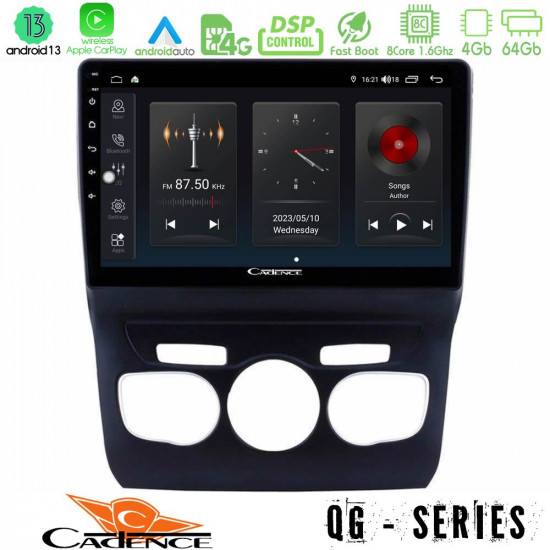 Cadence QG Series 8Core Android13 4+64GB Citroen C4L Navigation Multimedia Tablet 10 Cadence QG Series 8Core Android13 4+64GB Citroen C4L Navigation Multimedia Tablet 10