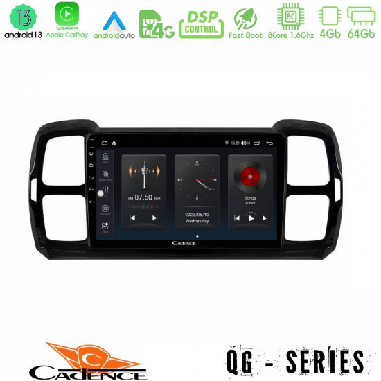 Cadence QG Series 8Core Android13 4+64GB Citroen DS5 Aircross 2017-2021 Navigation Multimedia Tablet 9 Cadence QG Series 8Core Android13 4+64GB Citroen DS5 Aircross 2017-2021 Navigation Multimedia Tablet 9