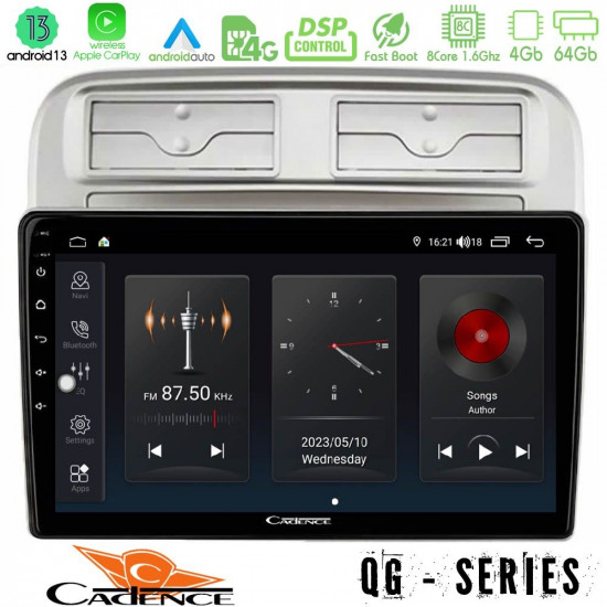 Cadence QG Series 8Core Android13 4+64GB Fiat Grande Punto 2006-2011 Navigation Multimedia Tablet 9 Cadence QG Series 8Core Android13 4+64GB Fiat Grande Punto 2006-2011 Navigation Multimedia Tablet 9