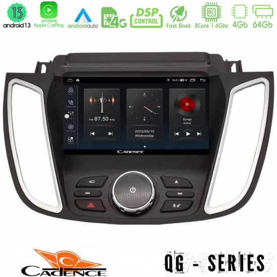 Cadence QG Series 8Core Android13 4+64GB Ford Kuga/C-Max 2013-2019 Navigation Multimedia Tablet 9 Cadence QG Series 8Core Android13 4+64GB Ford Kuga/C-Max 2013-2019 Navigation Multimedia Tablet 9