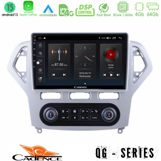Cadence QG Series 8Core Android13 4+64GB Ford Mondeo 2007-2011 (Auto A/C) Navigation Multimedia Tablet 10 Cadence QG Series 8Core Android13 4+64GB Ford Mondeo 2007-2011 (Auto A/C) Navigation Multimedia Tablet 10