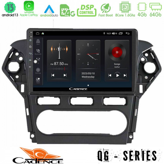 Cadence QG Series 8Core Android13 4+64GB Ford Mondeo 2011-2014 Navigation Multimedia Tablet 10 Cadence QG Series 8Core Android13 4+64GB Ford Mondeo 2011-2014 Navigation Multimedia Tablet 10