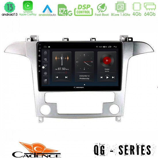 Cadence QG Series 8Core Android13 4+64GB Ford S-Max 2006-2012 Navigation Multimedia Tablet 9 Cadence QG Series 8Core Android13 4+64GB Ford S-Max 2006-2012 Navigation Multimedia Tablet 9