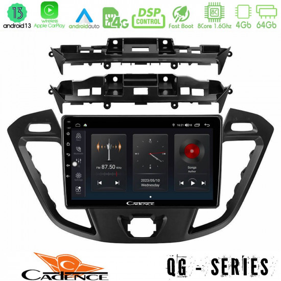 Cadence QG Series 8Core Android13 4+64GB Ford Transit Custom/Tourneo Custom Navigation Multimedia Tablet 9 Cadence QG Series 8Core Android13 4+64GB Ford Transit Custom/Tourneo Custom Navigation Multimedia Tablet 9