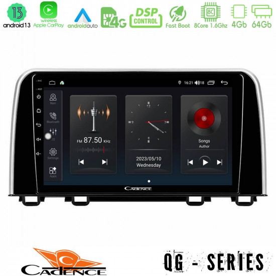 Cadence QG Series 8Core Android13 4+64GB Honda CR-V 2019-gt; Navigation Multimedia Tablet 10 Cadence QG Series 8Core Android13 4+64GB Honda CR-V 2019-gt; Navigation Multimedia Tablet 10