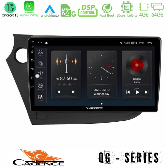Cadence QG Series 8Core Android13 4+64GB Honda Insight 2009-2015 Navigation Multimedia Tablet 9 Cadence QG Series 8Core Android13 4+64GB Honda Insight 2009-2015 Navigation Multimedia Tablet 9
