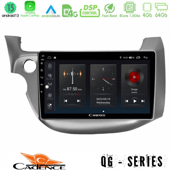 Cadence QG Series 8Core Android13 4+64GB Honda Jazz 2009-2013 Navigation Multimedia Tablet 10 Cadence QG Series 8Core Android13 4+64GB Honda Jazz 2009-2013 Navigation Multimedia Tablet 10