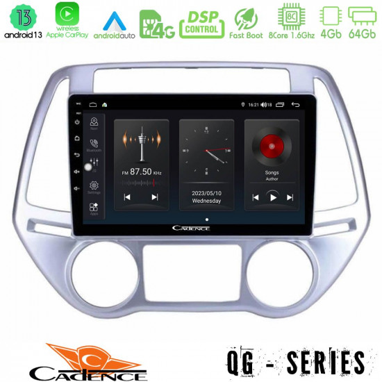 Cadence QG Series 8Core Android13 4+64GB Hyundai i20 2012-2014 Navigation Multimedia Tablet 9 Cadence QG Series 8Core Android13 4+64GB Hyundai i20 2012-2014 Navigation Multimedia Tablet 9