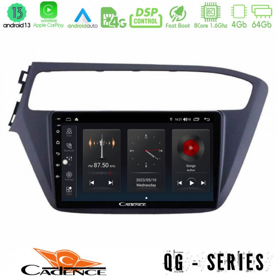 Cadence QG Series 8Core Android13 4+64GB Hyundai i20 2018-2020 Navigation Multimedia Tablet 9 Cadence QG Series 8Core Android13 4+64GB Hyundai i20 2018-2020 Navigation Multimedia Tablet 9