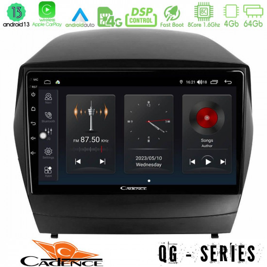 Cadence QG Series 8Core Android13 4+64GB Hyundai IX35 Auto A/C Navigation Multimedia Tablet 9 Cadence QG Series 8Core Android13 4+64GB Hyundai IX35 Auto A/C Navigation Multimedia Tablet 9