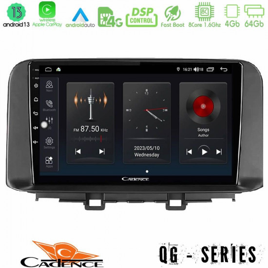 Cadence QG Series 8Core Android13 4+64GB Hyundai Kona 2018-2023 Navigation Multimedia Tablet 10 Cadence QG Series 8Core Android13 4+64GB Hyundai Kona 2018-2023 Navigation Multimedia Tablet 10