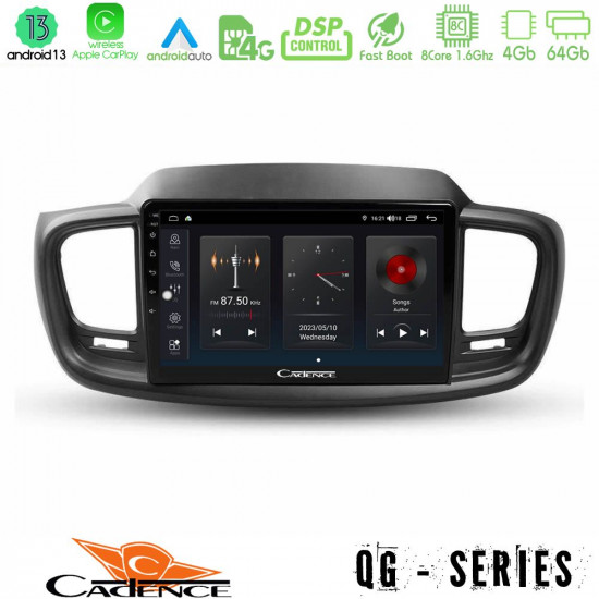 Cadence QG Series 8Core Android13 4+64GB Kia Sorento 2018-2021 Navigation Multimedia Tablet 9 Cadence QG Series 8Core Android13 4+64GB Kia Sorento 2018-2021 Navigation Multimedia Tablet 9