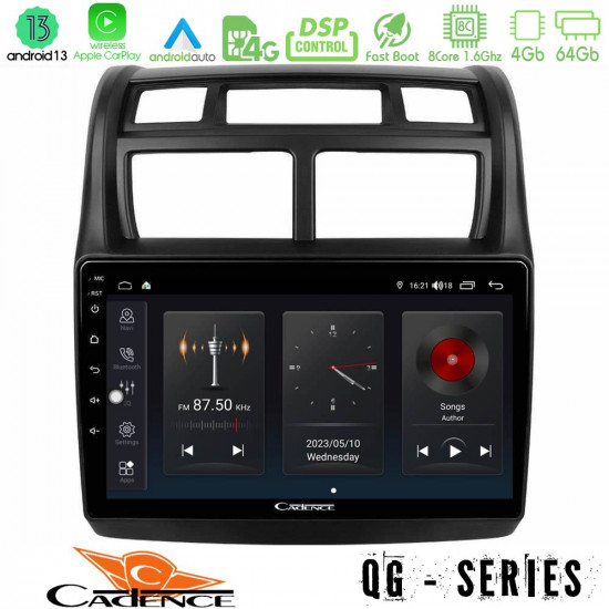 Cadence QG Series 8Core Android13 4+64GB Kia Sportage 2008-2011 Navigation Multimedia Tablet 9