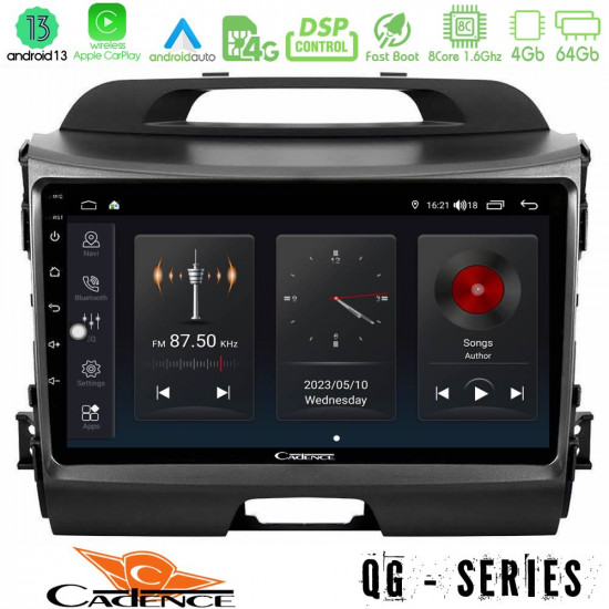 Cadence QG Series 8Core Android13 4+64GB Kia Sportage Navigation Multimedia Tablet 9 Cadence QG Series 8Core Android13 4+64GB Kia Sportage Navigation Multimedia Tablet 9