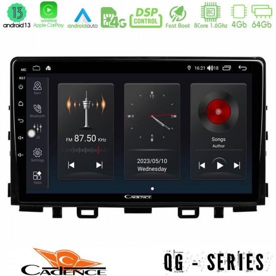 Cadence QG Series 8Core Android13 4+64GB Kia Stonic Navigation Multimedia Tablet 9 Cadence QG Series 8Core Android13 4+64GB Kia Stonic Navigation Multimedia Tablet 9