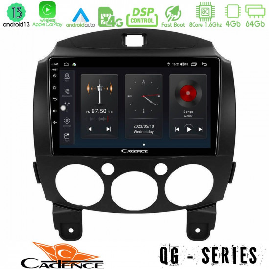 Cadence QG Series 8Core Android13 4+64GB Mazda 2 2008-2014 Navigation Multimedia Tablet 9 Cadence QG Series 8Core Android13 4+64GB Mazda 2 2008-2014 Navigation Multimedia Tablet 9