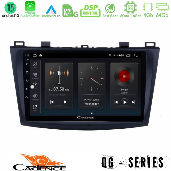 Cadence QG Series 8Core Android13 4+64GB Mazda 3 2009-2014 Navigation Multimedia Tablet 9 Cadence QG Series 8Core Android13 4+64GB Mazda 3 2009-2014 Navigation Multimedia Tablet 9
