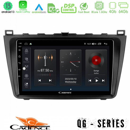 Cadence QG Series 8Core Android13 4+64GB Mazda 6 2008-2012 Navigation Multimedia Tablet 9 Cadence QG Series 8Core Android13 4+64GB Mazda 6 2008-2012 Navigation Multimedia Tablet 9