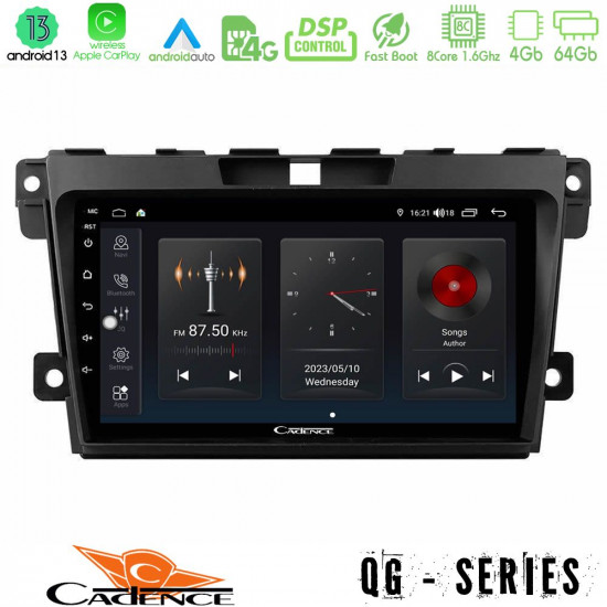 Cadence QG Series 8Core Android13 4+64GB Mazda CX-7 2007-2011 Navigation Multimedia Tablet 9 Cadence QG Series 8Core Android13 4+64GB Mazda CX-7 2007-2011 Navigation Multimedia Tablet 9