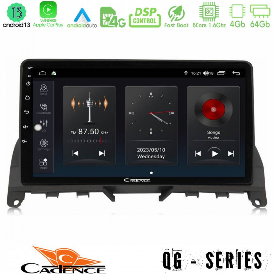 Cadence QG Series 8Core Android13 4+64GB Mercedes C Class W204 Navigation Multimedia Tablet 9 Cadence QG Series 8Core Android13 4+64GB Mercedes C Class W204 Navigation Multimedia Tablet 9