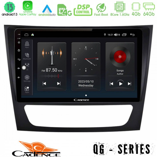 Cadence QG Series 8Core Android13 4+64GB Mercedes E Class / CLS Class Navigation Multimedia Tablet 9 Cadence QG Series 8Core Android13 4+64GB Mercedes E Class / CLS Class Navigation Multimedia Tablet 9
