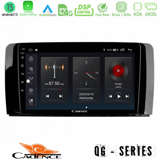 Cadence QG Series 8Core Android13 4+64GB Mercedes R Class Navigation Multimedia Tablet 9 Cadence QG Series 8Core Android13 4+64GB Mercedes R Class Navigation Multimedia Tablet 9