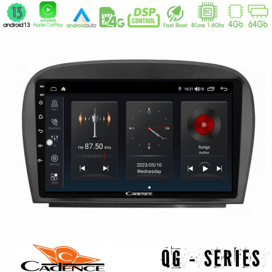 Cadence QG Series 8Core Android13 4+64GB Mercedes SL Class 2005-2011 Navigation Multimedia Tablet 9 Cadence QG Series 8Core Android13 4+64GB Mercedes SL Class 2005-2011 Navigation Multimedia Tablet 9