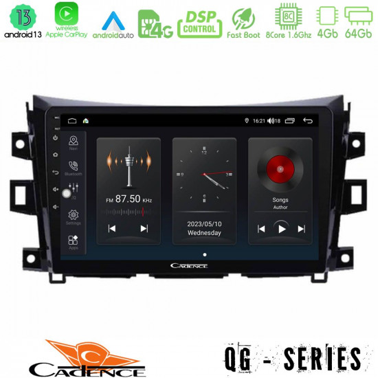 Cadence QG Series 8Core Android13 4+64GB Nissan Navara NP300 Navigation Multimedia Tablet 9 Cadence QG Series 8Core Android13 4+64GB Nissan Navara NP300 Navigation Multimedia Tablet 9